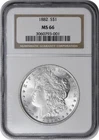 1882 Morgan Silver Dollar MS66 NGC