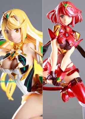 Xenoblade Chronicles 2 Mythra Pyra PVC Action Figure Model Statue Boxed Toy Gift