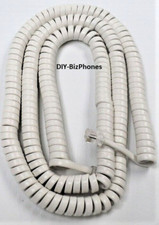 Bright White 25Ft Long Handset Cord for Toshiba Phone DKT3000 DKT3200 Series
