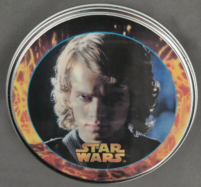 Star Wars Episode III Revenge Of The Sith M&Ms Tin Anakin To Vader Hologram