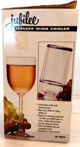 Jubilee Iceless Wine Cooler by Prodyne NIB - Picture 3 of 8