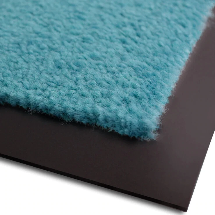 Schmutzfangmatte Türmatte Türvorleger MONOCHROM TÜRKIS Fußmatte Schmutzmatte - Bild 2 von 4