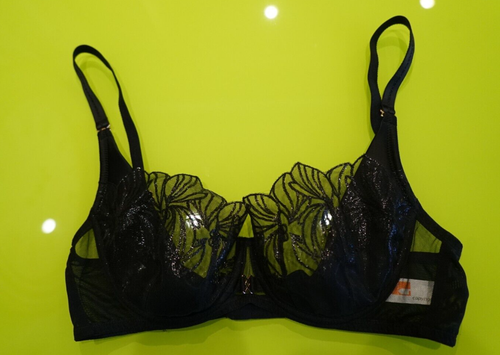 Gossard VIP Lavish Uplifting Balconette Black Bra Underwired 38E - Picture 12 of 22