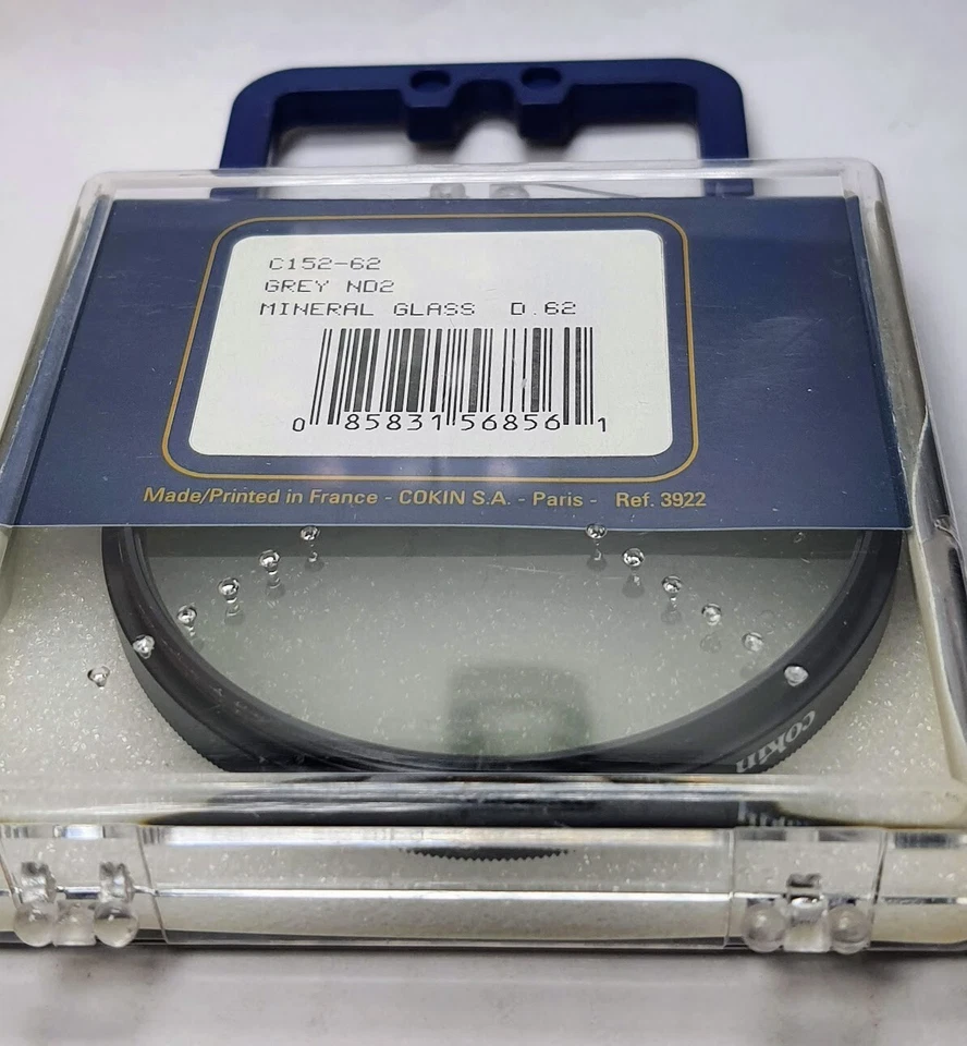 62mm Genuine Cokin ND2 ND 2 Lens filter 62 mm Neutral Density ND2X ND 2X France - Image 2 of 4