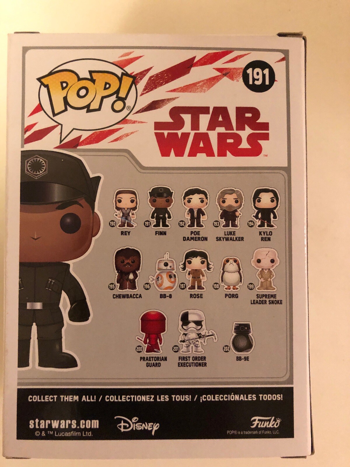 Funko Star Wars The Last Jedi POP Finn Vinyl Figure NEW Toys IN STOCK