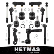 For Dodge Ram 2500 3500 2WD 14PCS Front Ball Joints Idler Arm Tie Rods Sway Bar