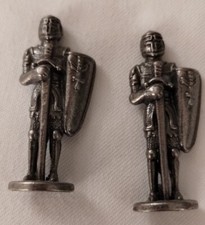 Pewter Knight With Armor 1.5 in For Soldier Play Military