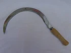 Vtg Soviet Sickle Scythe CCCP Iron Blade Reaper Hook Antique Primitive Hand Tool