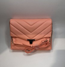 Quilted Boxy Large Crossbody Bag - A New Day Coral, Pink