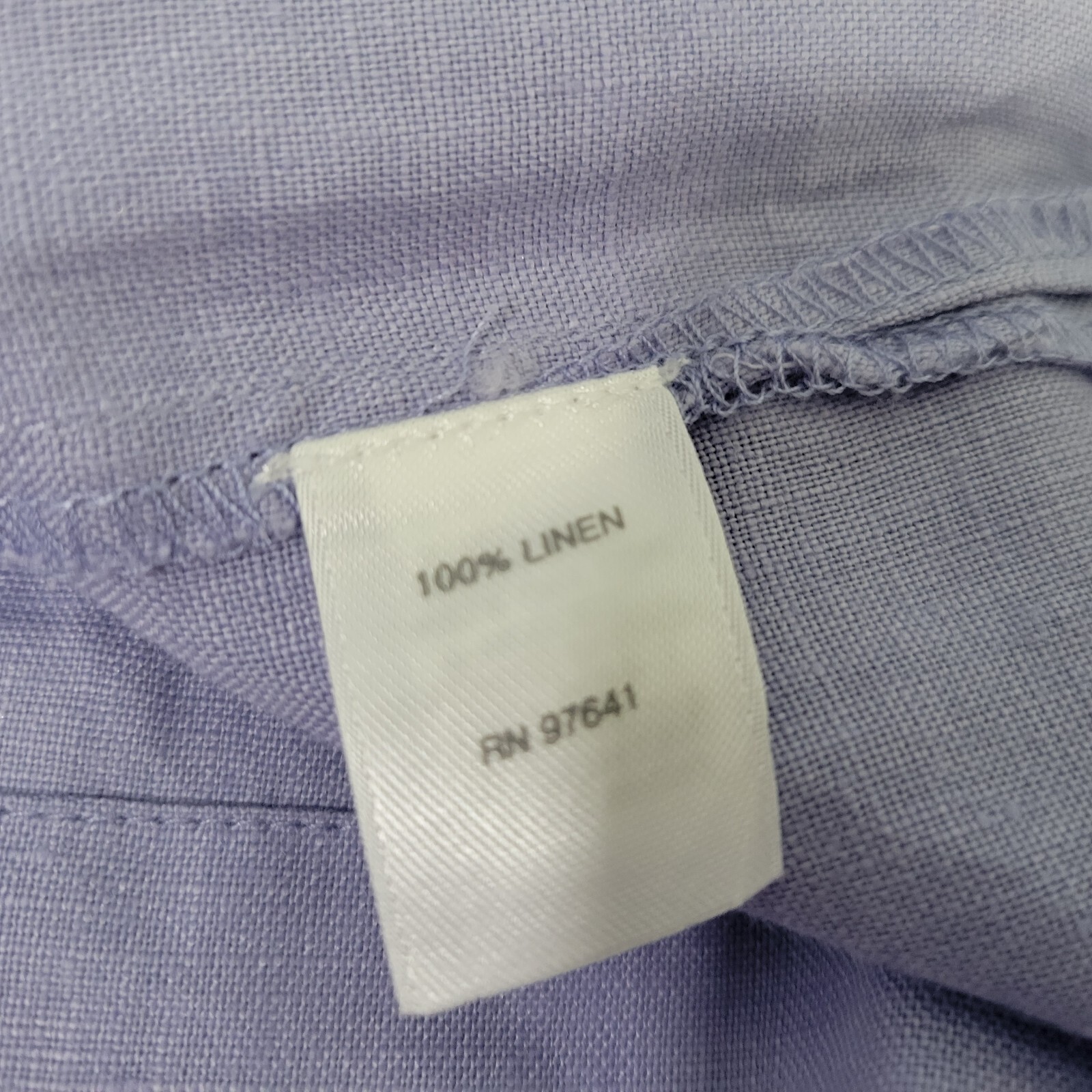 Pure Jill Linen Shirt Womens XS Purple Cropped Short Sleeve stain eBay
