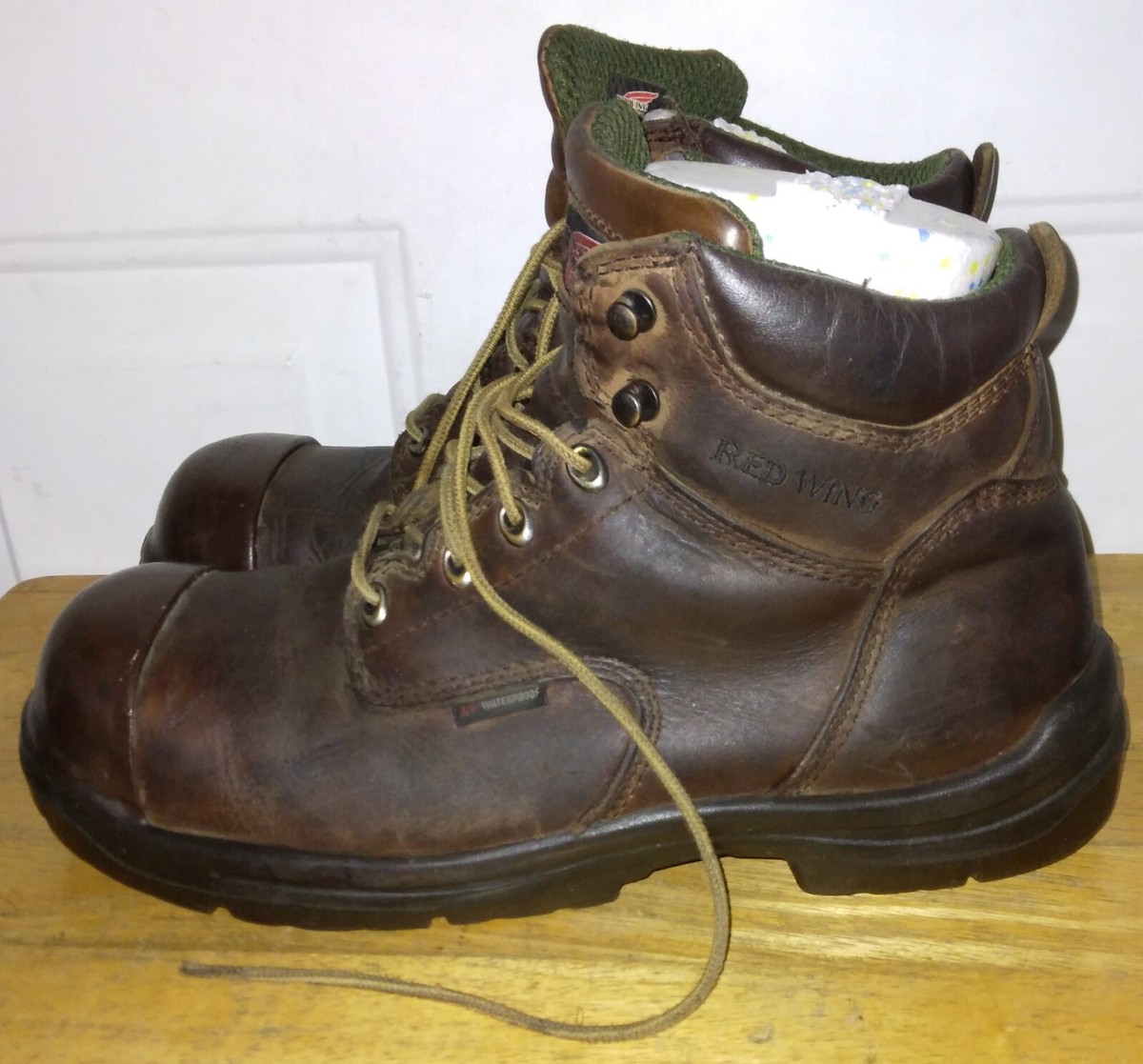 Red Wing Boot 2240 Safety King Toe RW Waterproof Sz D