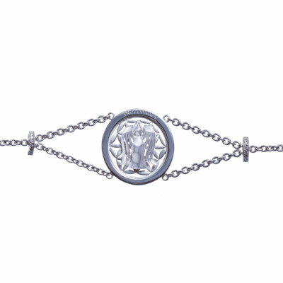Angel of Wealth Silver Guardian Angel Angels Bracelet Material Happiness