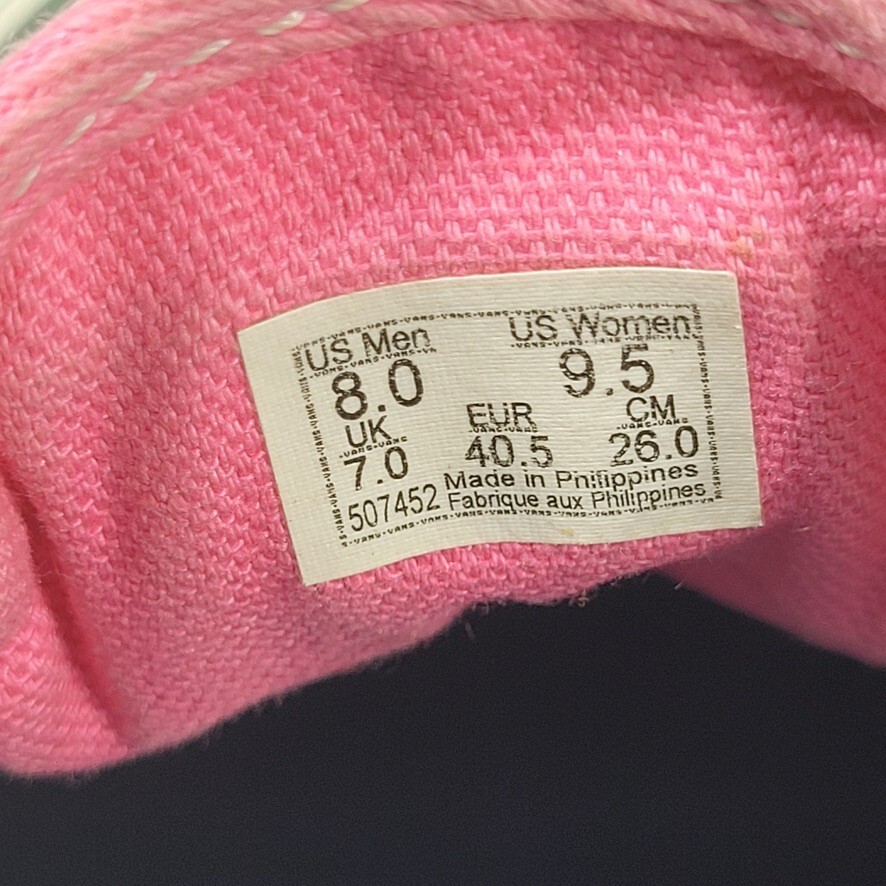 Vans City Campus Van Doren Color Block Shoes Green Red Pink Yellow