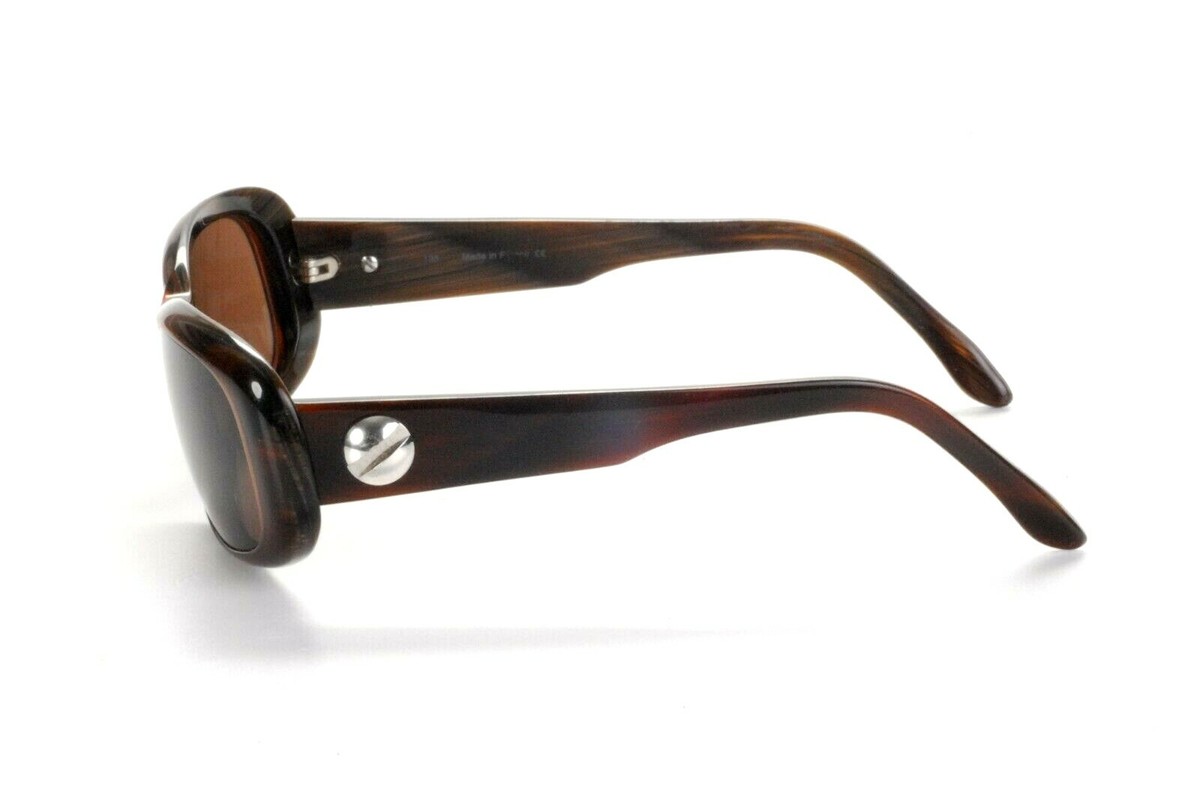 Authentic CARTIER Sunglasses Rectangle Brown Frame Amber Logo 135 Made in France Authentic Cartier Sunglasses Brown Amber Logo 135mm | eBay main image 3