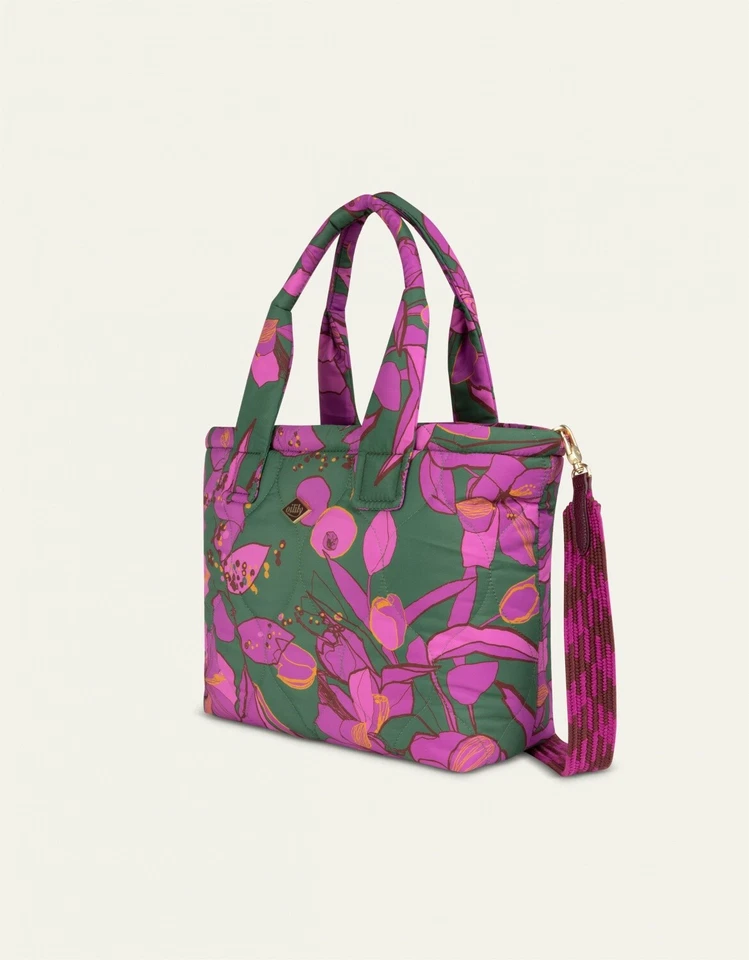 Oilily Heidi Handbag Sketchy Flower Forest Green - Image 2 of 4