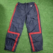 BNWT Vintage Tommy Hilfiger Y2K Athletics Two Tone Sweatpants Blue/Red - Size L