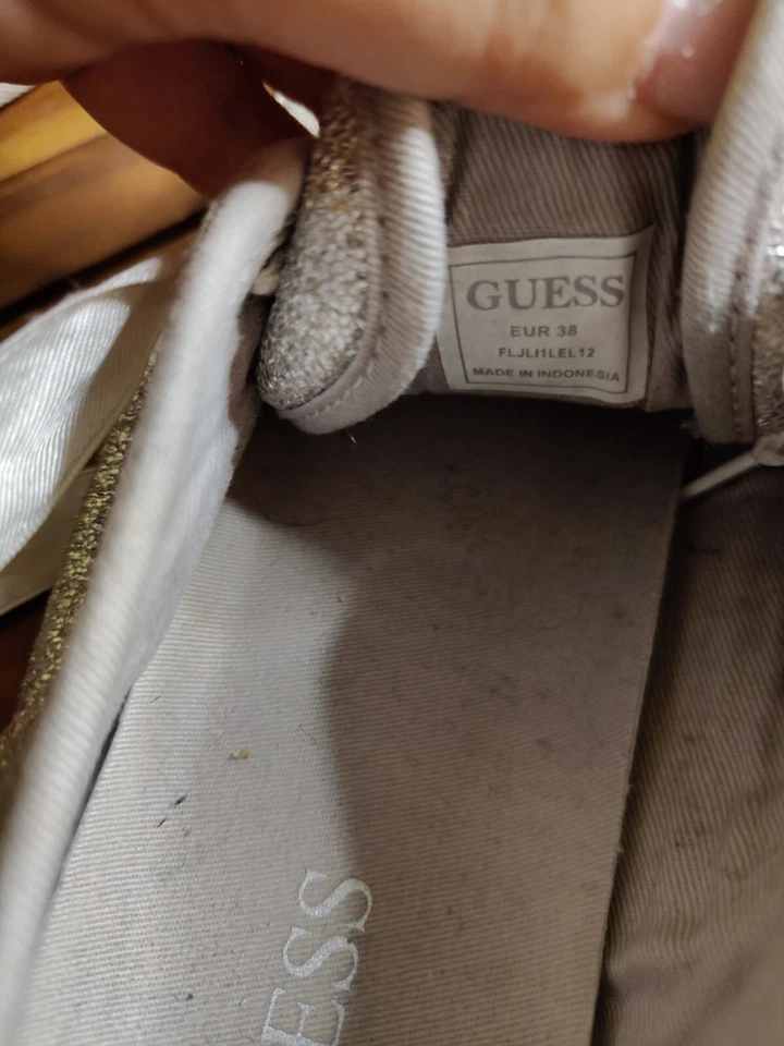 scarpe Sneakers guess donna Argento 38 - Immagine 3 di 4