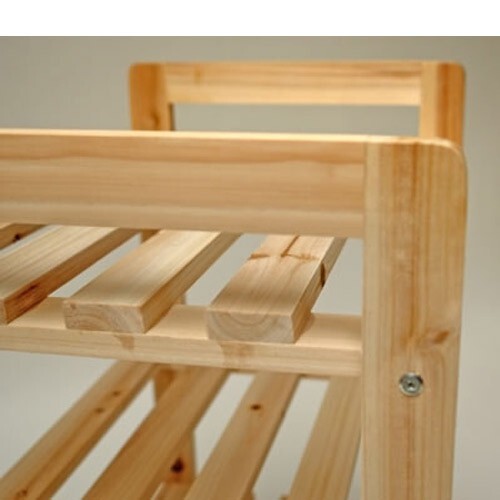 Holzregal Kellerregal Lagerregal Universalregal Regal mit 4 Böden 45x33x79cm - Bild 5 von 5