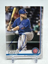 2019 Topps #361 Taylor Davis Chicago Cubs SIGNED Pittsburgh Pirates