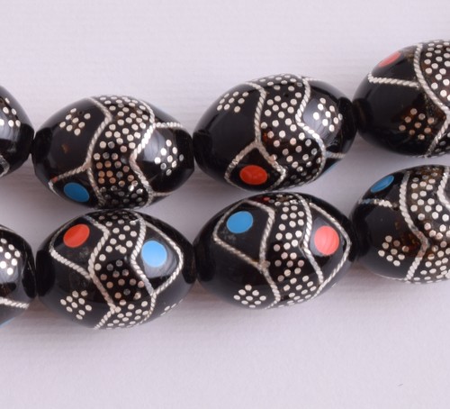 Black coral Islamic Prayer Beads-Worry Beads-يسر البحر الأحمر مطعم فضه - 第 6/6 張圖片