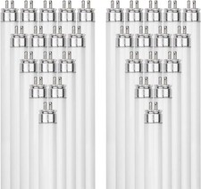40Pack T5 Linear Fluorescent Tube Bulb, Miniature E26 G5, 28W, 4100K, 2500LM