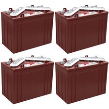 Trojan T1275 12 Volt, 150 AH Deep Cycle Battery - 4 Pack