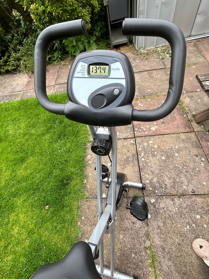 folding exercise bike used eBay