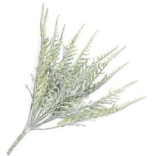 Factory Direct Craft Flocked Artificial Spiral Grass Sprays for Indoor Deco