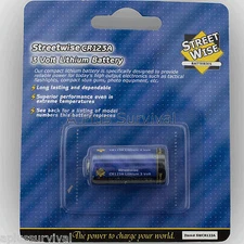 Lot of 3 - CR123 Lithium Battery 3 Volt Flashlight Tazer Stun Gun Tactical Scope