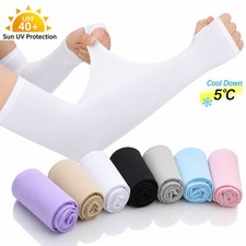 Ice Arm Sleeves For Summer, Outdoor Sports Sunscreen UV Protection 1 PAIR