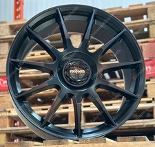 19 Zoll schwarze DTM Alufelgen passend für Volkswagen Golf Mk5 Mk6 Mk7 Mk8 5x112