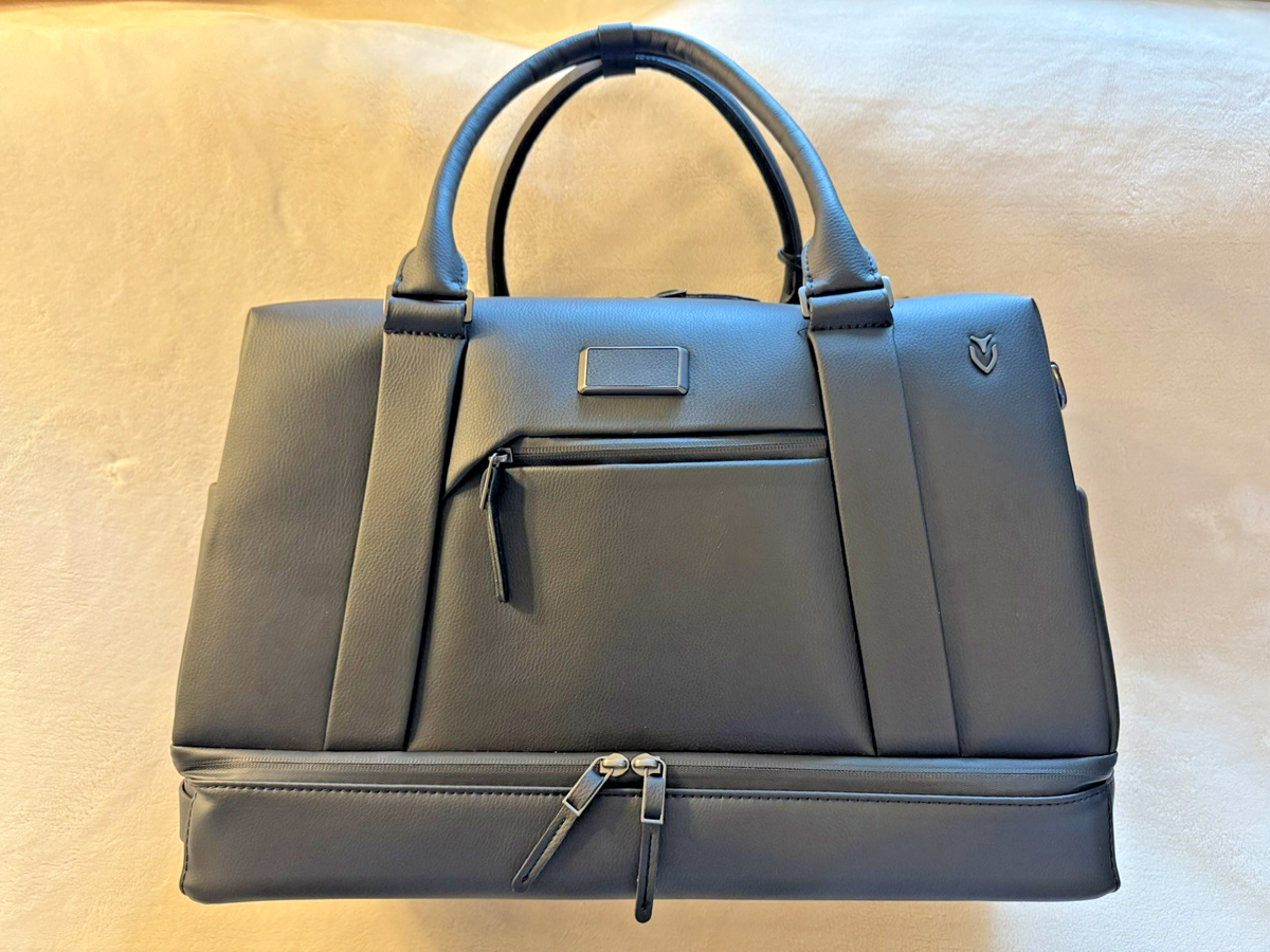VESSEL Signature Boston Leather Duffel weekender travel bag 