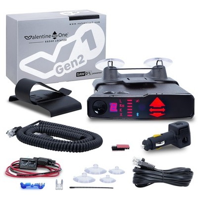 VALENTINE One 1 Gen 2 V1 POP 2 Radar Detector  with JUNK  K Fighter  NEW