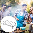 Stainless Steel Rib Rack Ceramic Barbecue Accessories for Smoking and Grilling
