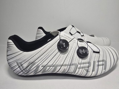 Vittoria Revolve Road Cycling Shoes - Silk White/Grey (FCT Carbon