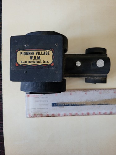 Vintage Western Development Museum N Battleford Sask Wood Toy Steam Engine Case - Picture 3 of 7