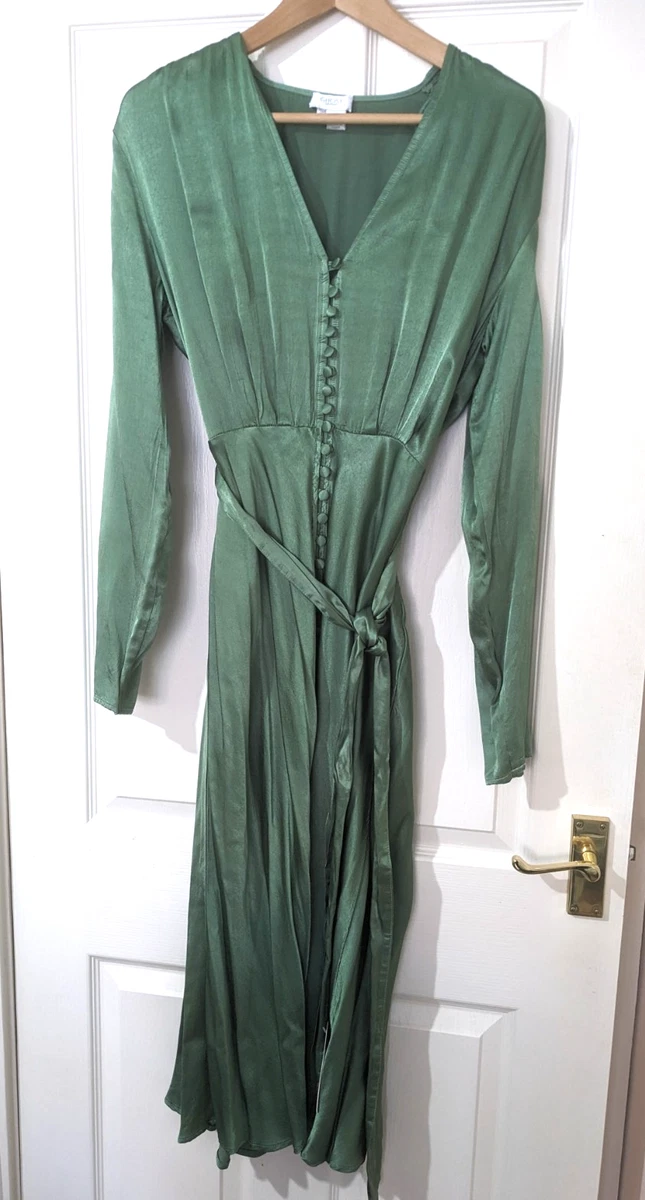 green emerald velvet dress Meryl Dress Ghost Dress – Girl Meets Dress main image 1