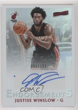 2016-17 Panini Aficionado Endorsements 5/199 Justise Winslow #11 Auto p9m