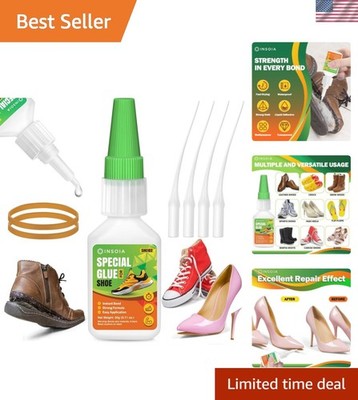 20g Multipurpose Clear Super Glue for Shoe Repair - Waterproof & Non-Toxic