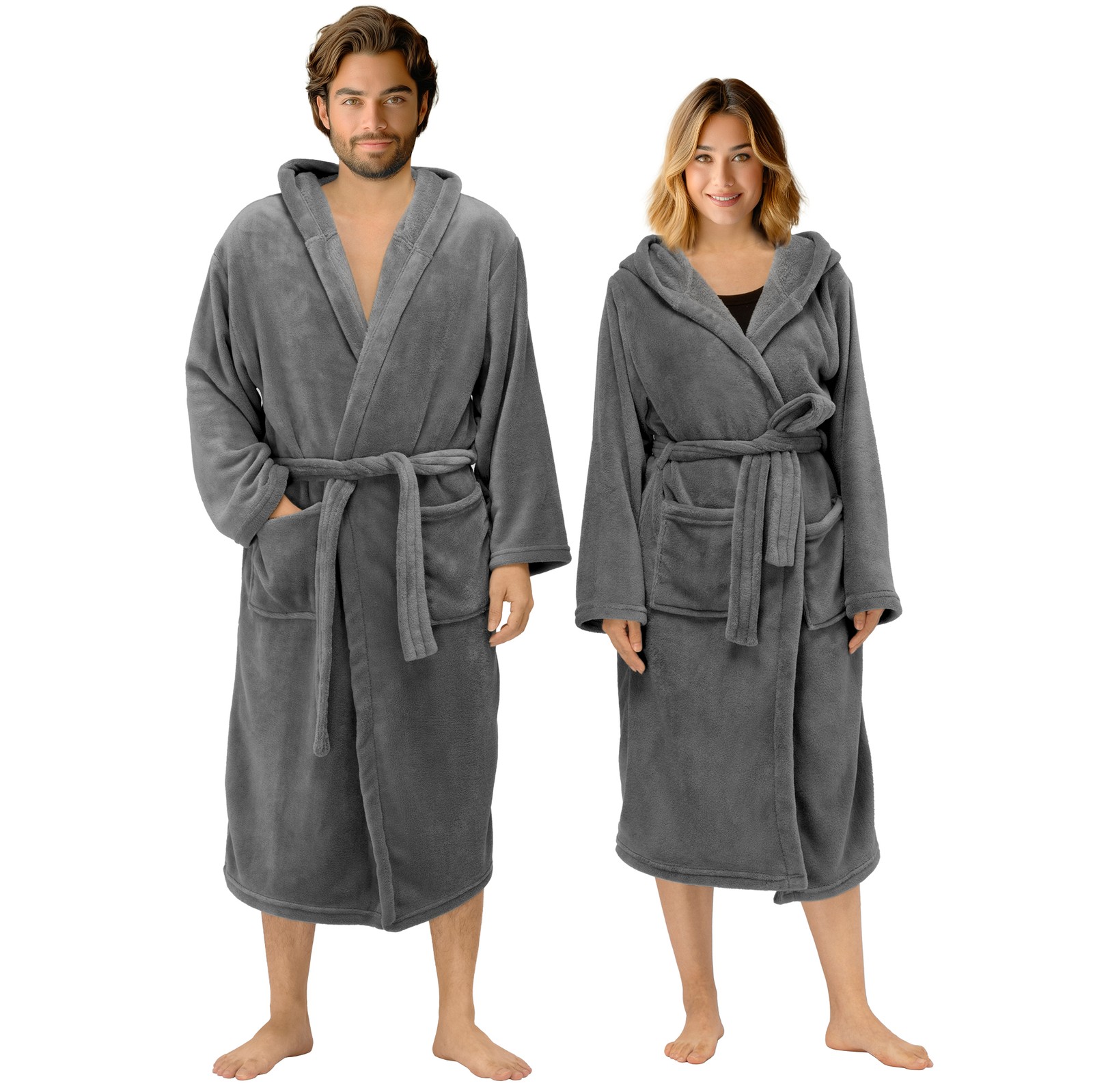 Фланель Бадемантель ДОМАШНИЙ УРОВЕНЬ bergre Anthrazit 6XL 9090₽