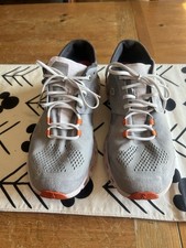 On Cloud X Womens Size 10 White Gray Black Athletic Running Shoes Sneakers
