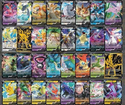 Pokemon Card Lot 100 OFFICIAL TCG Cards + Ultra Rare | VMAX GX EX VSTAR OR V 🌟