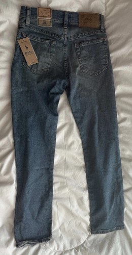 NEW Ralph Lauren Polo SULLIVAN SLIM Jeans Sz 10 with adjustable waist