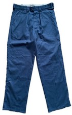 DICKIES Workwear Mens Trousers Size W34 L31 Blue Classic Straight Skate Pants