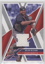 2008 Upper Deck X Memorabilia Brian McCann #UDXM-BM h6c