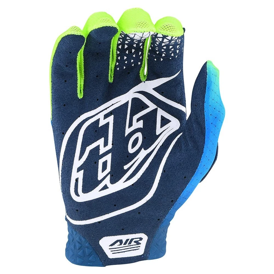 Troy Lee Designs 2X Navy Yellow Sport Activity Gloves Compression Protection - Image 3 of 3