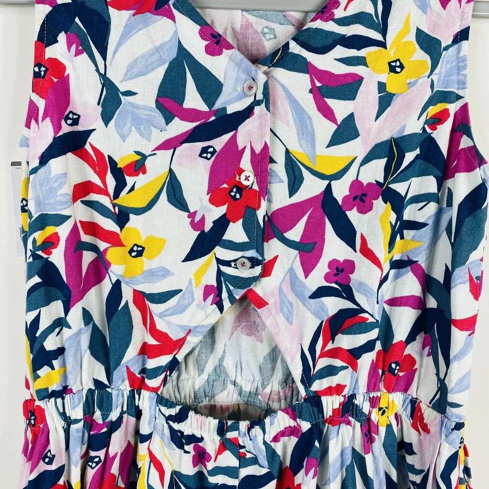 Vestido de lino sin mangas floral talla 14 de Carter Foto 3 de 4