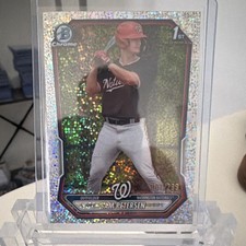 2026 Bowman Chrome Speckle Refractor #BCP-122 Sam Petersen NATS 1st B RC 007/299