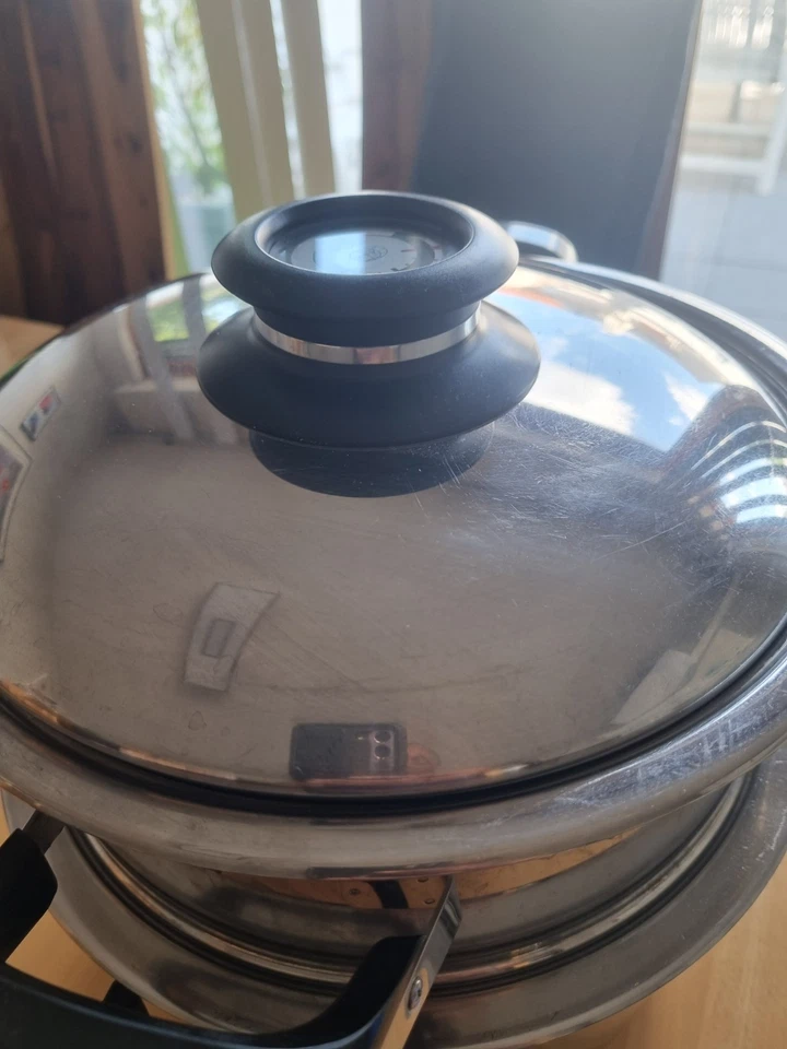 AMC Topf 6,5 Liter mit Siebeinsatz & Visiotherm Deckel  - Bild 3 von 4