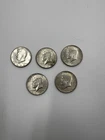 40% Silver Kennedy Half Dollars 1967 JOHN F KENNEDY $2.50 FACE VALUE LOT OF 5 FV